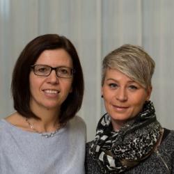 Silvia Hacklbauer und Tatjana Zebenholzer